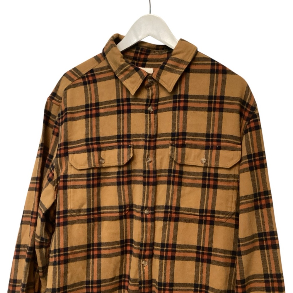 Fjällräven Men's Övik Heavy Flannel
Shirt in Buckwheat Brown/Autumn Leaf - Picture 5 of 9
